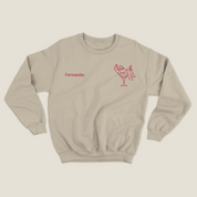 xmas sweatshirt personalizada BEIGE