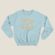xmas sweatshirt personalizada BABY BLUE