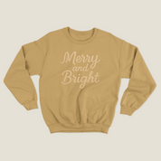 xmas sweatshirt personalizada MOSTAZA