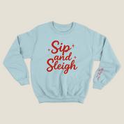 xmas sweatshirt personalizada BABY BLUE