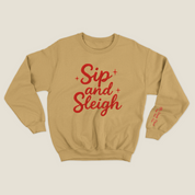 xmas sweatshirt personalizada MOSTAZA