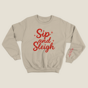 xmas sweatshirt personalizada BEIGE