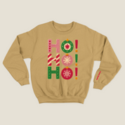 xmas sweatshirt personalizada MOSTAZA