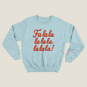 xmas sweatshirt personalizada BABY BLUE