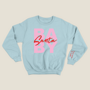 xmas sweatshirt personalizada BABY BLUE