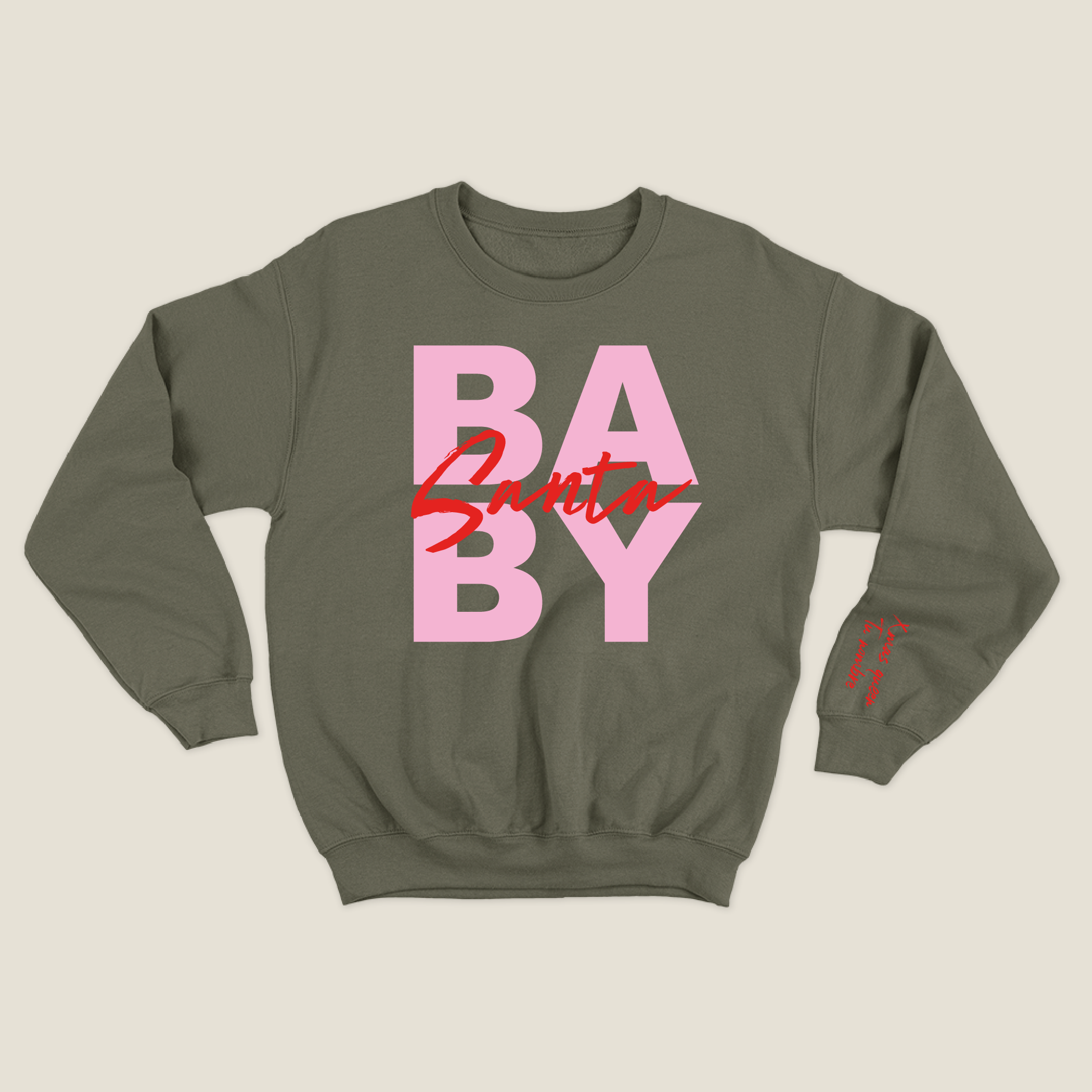 xmas sweatshirt personalizada VERDE