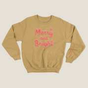 xmas sweatshirt personalizada MOSTAZA