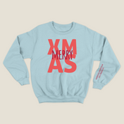 xmas sweatshirt personalizada BABY BLUE