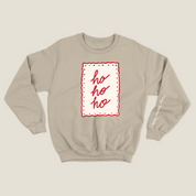 xmas sweatshirt personalizada BEIGE