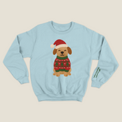 xmas sweatshirt personalizada BABY BLUE