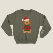 xmas sweatshirt personalizada VERDE