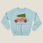 xmas sweatshirt personalizada BABY BLUE