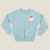 xmas sweatshirt personalizada BABY BLUE