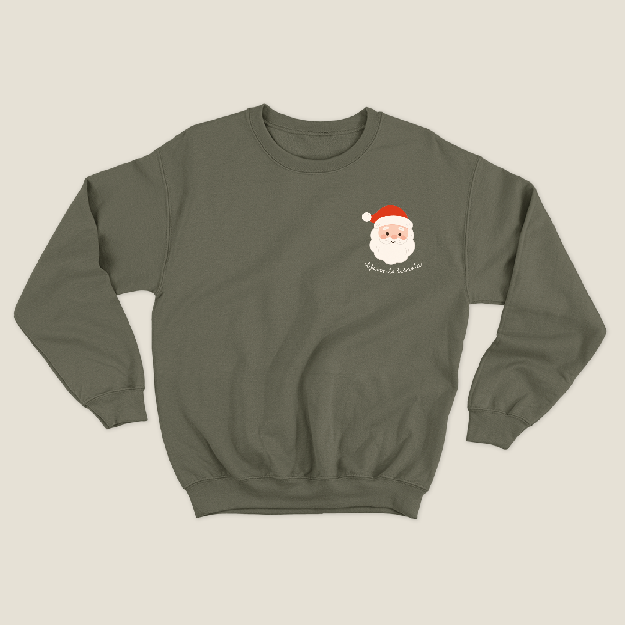xmas sweatshirt personalizada VERDE