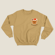 xmas sweatshirt personalizada MOSTAZA