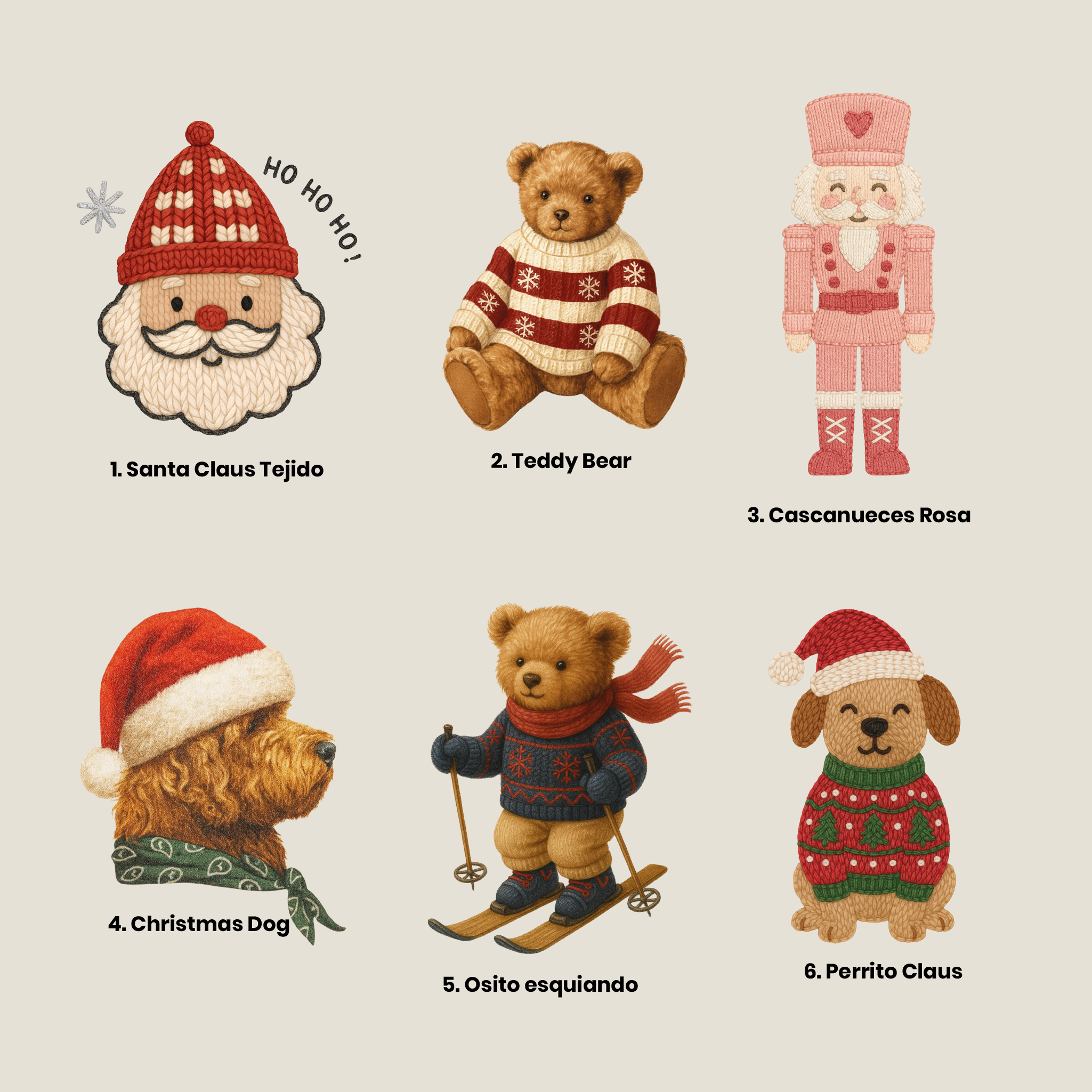 xmas sweatshirt personalizada MOSTAZA