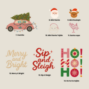 xmas sweatshirt personalizada BEIGE