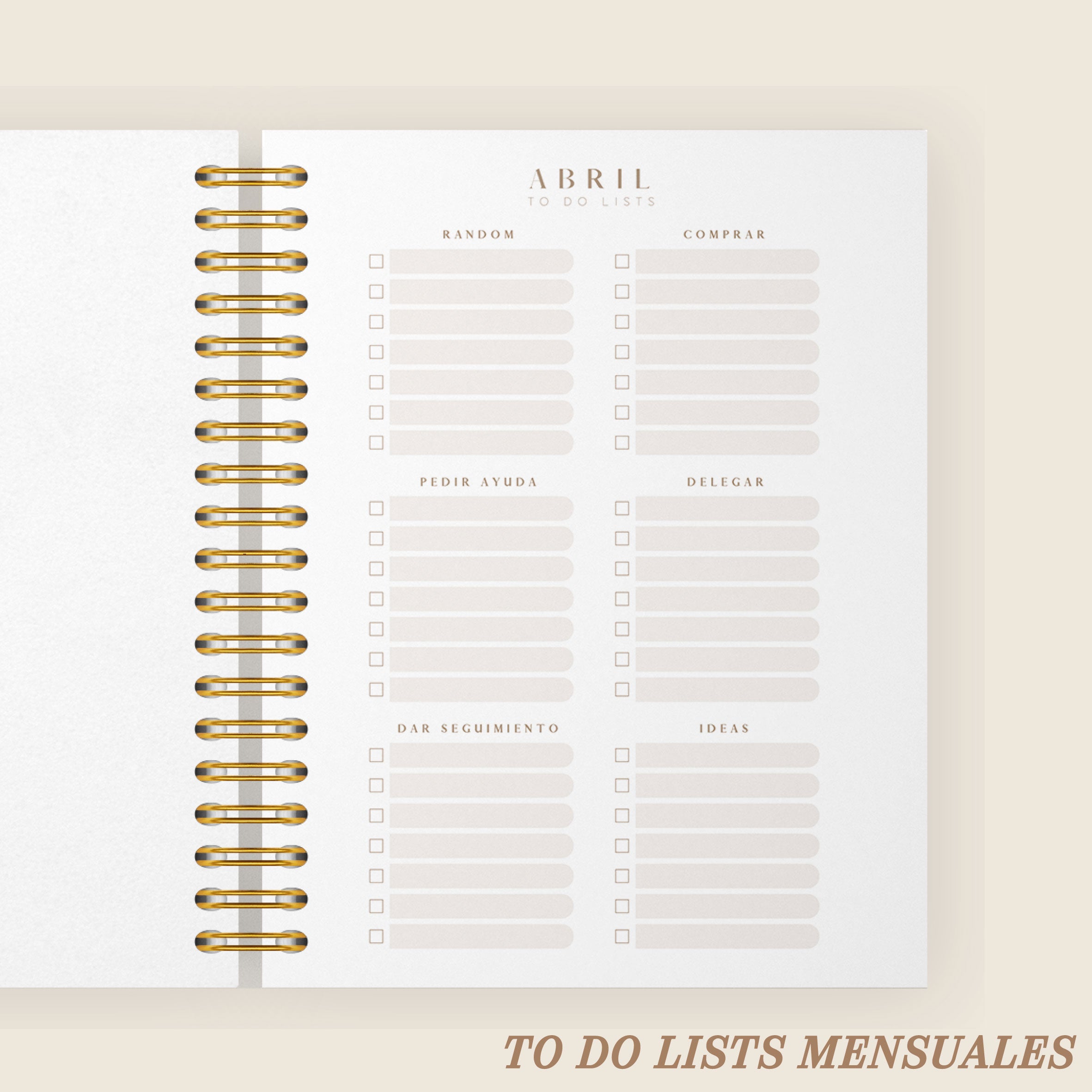 BOTANICAL NUDE weekly planner 2025